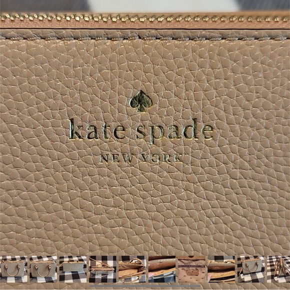 New Kate Spade Mulberry Street Lise Leather Crossbody/Satchel Bag in Light Fawn - Picture 3 of 8